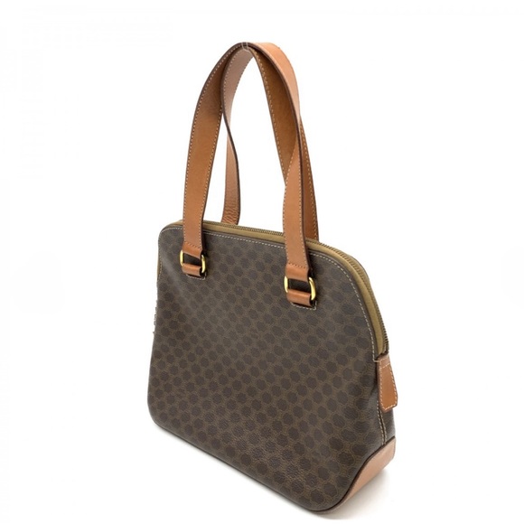 Vintage Celine Macadam Handbag in Brown Pattern Leather - Picture 3 of 10